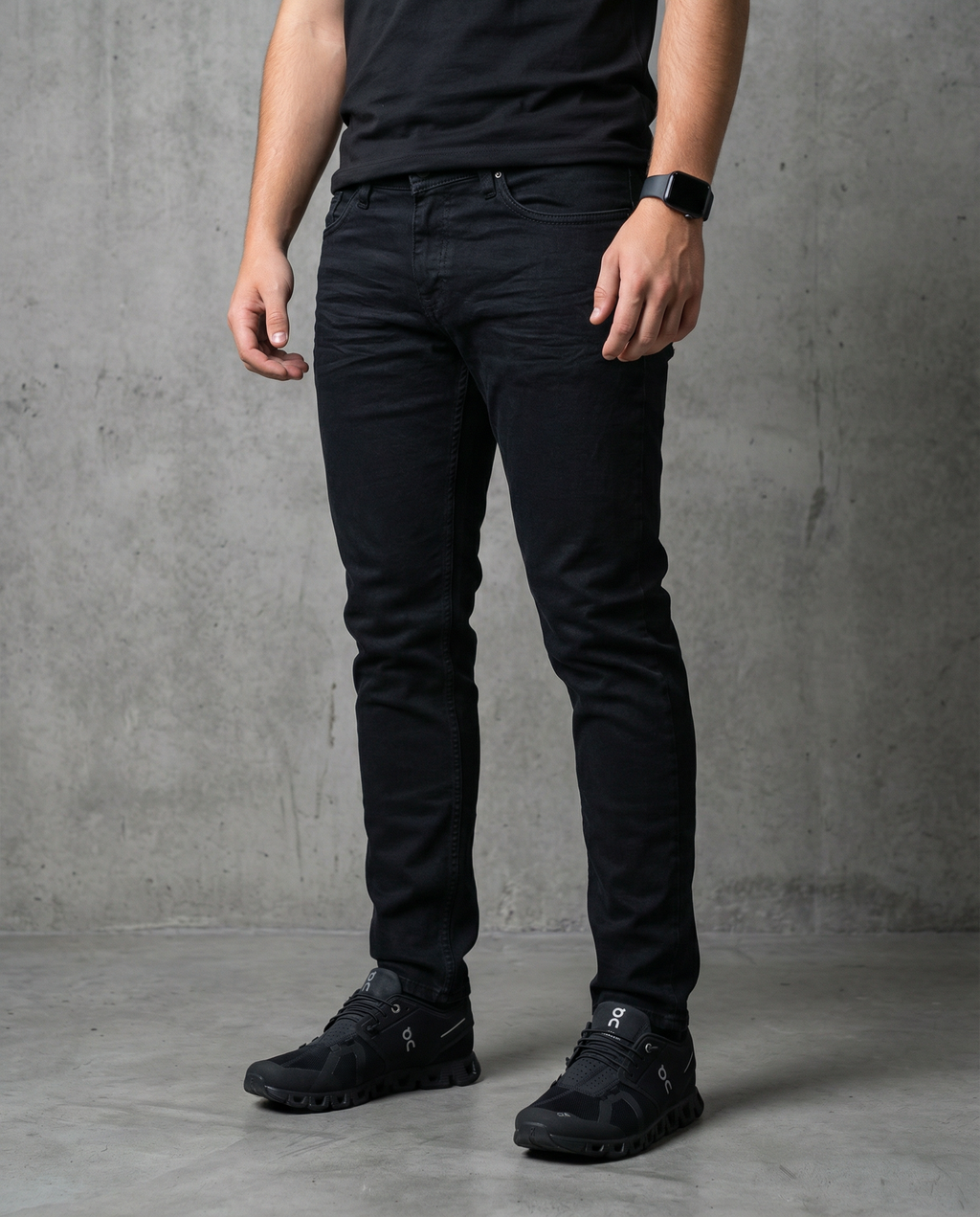 Мушке фармерке црне 12617