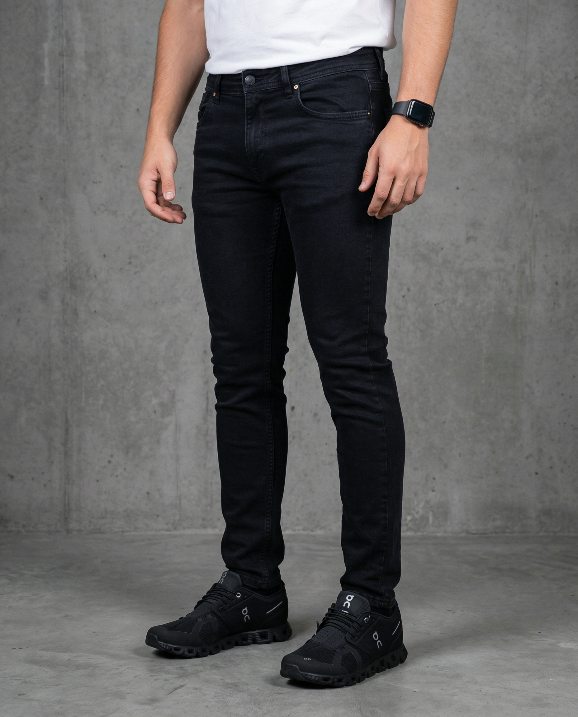 Muške farmerke crne 12571