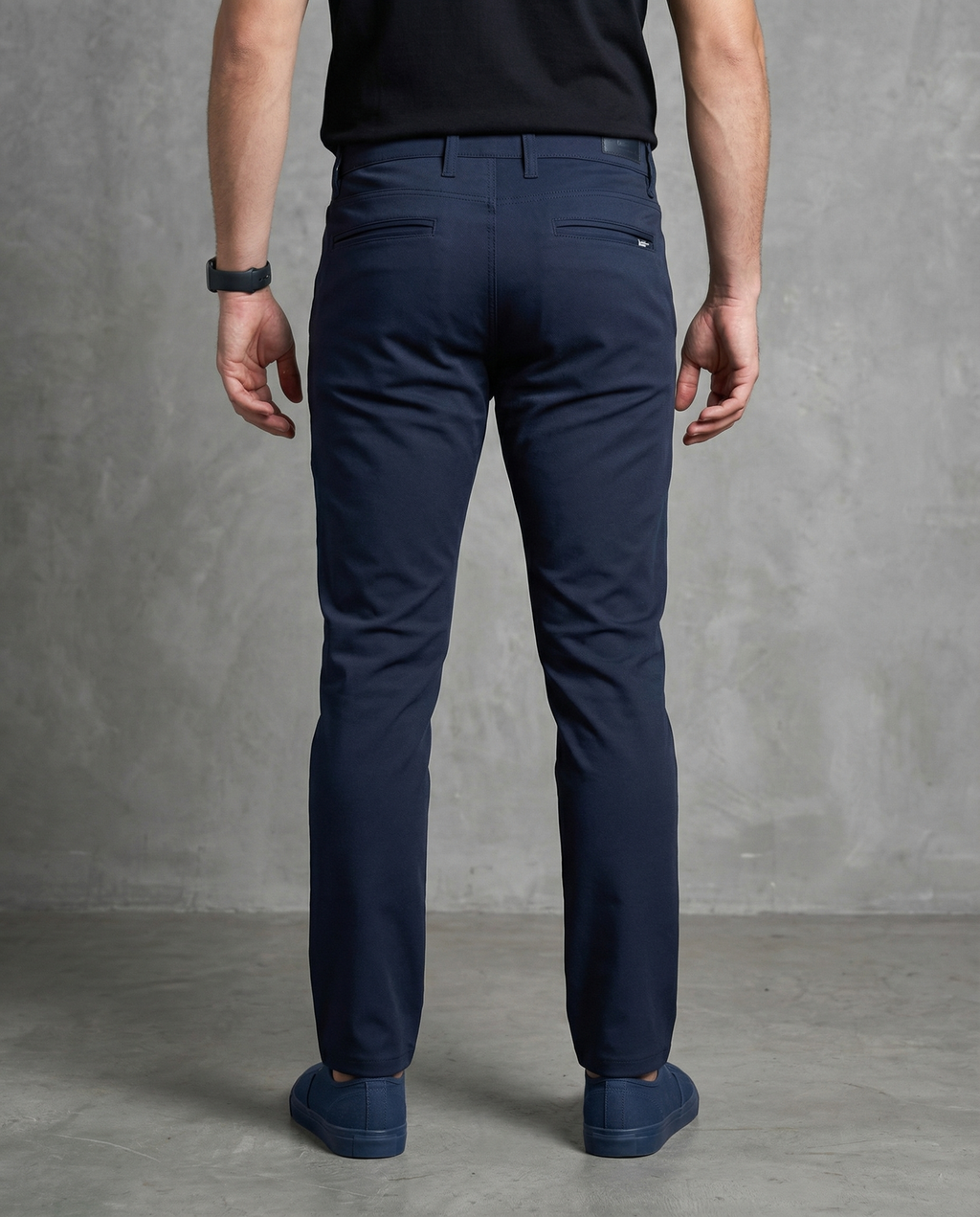 Muške chino pantalone teget 11637