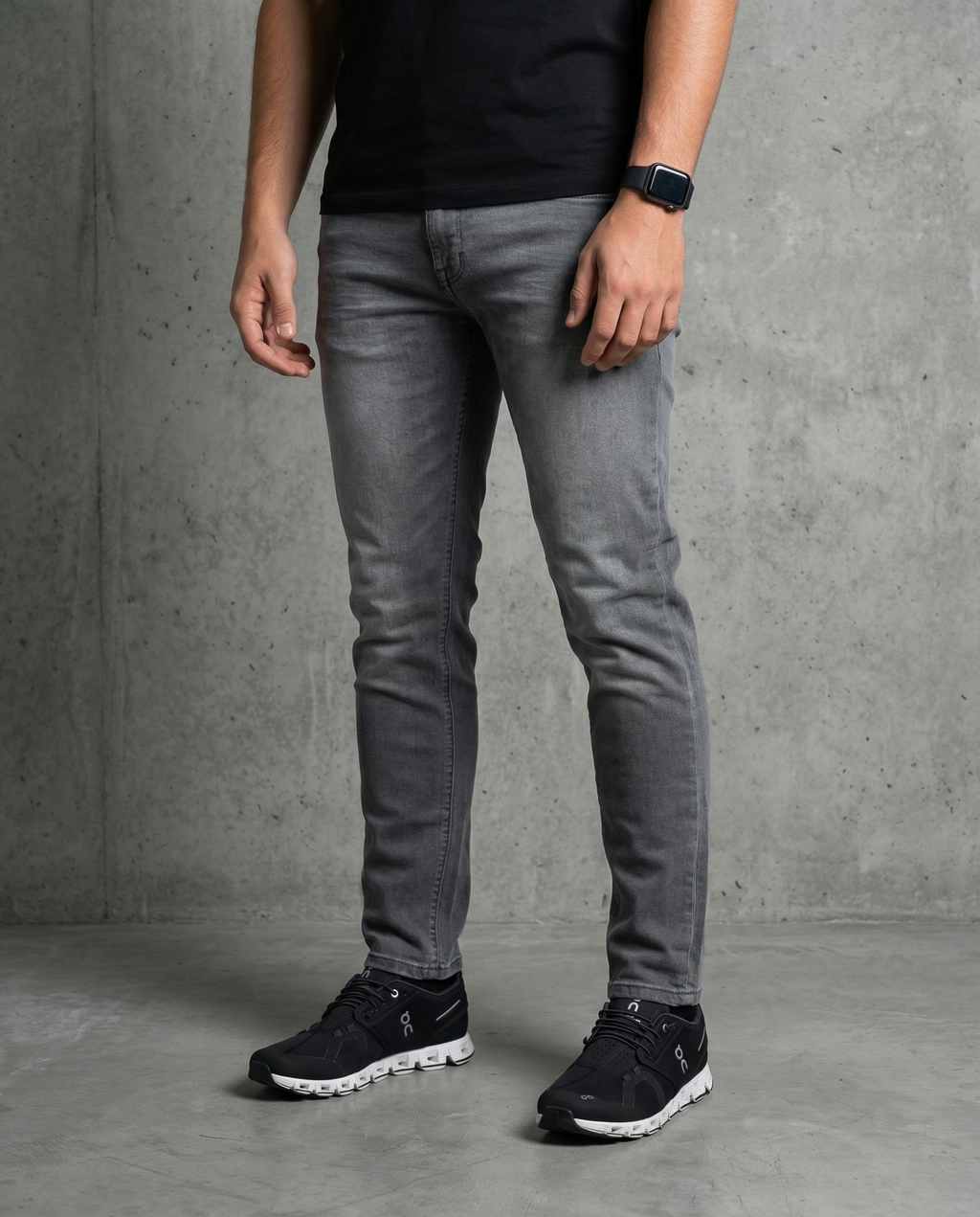 Muške farmerke sive 12605