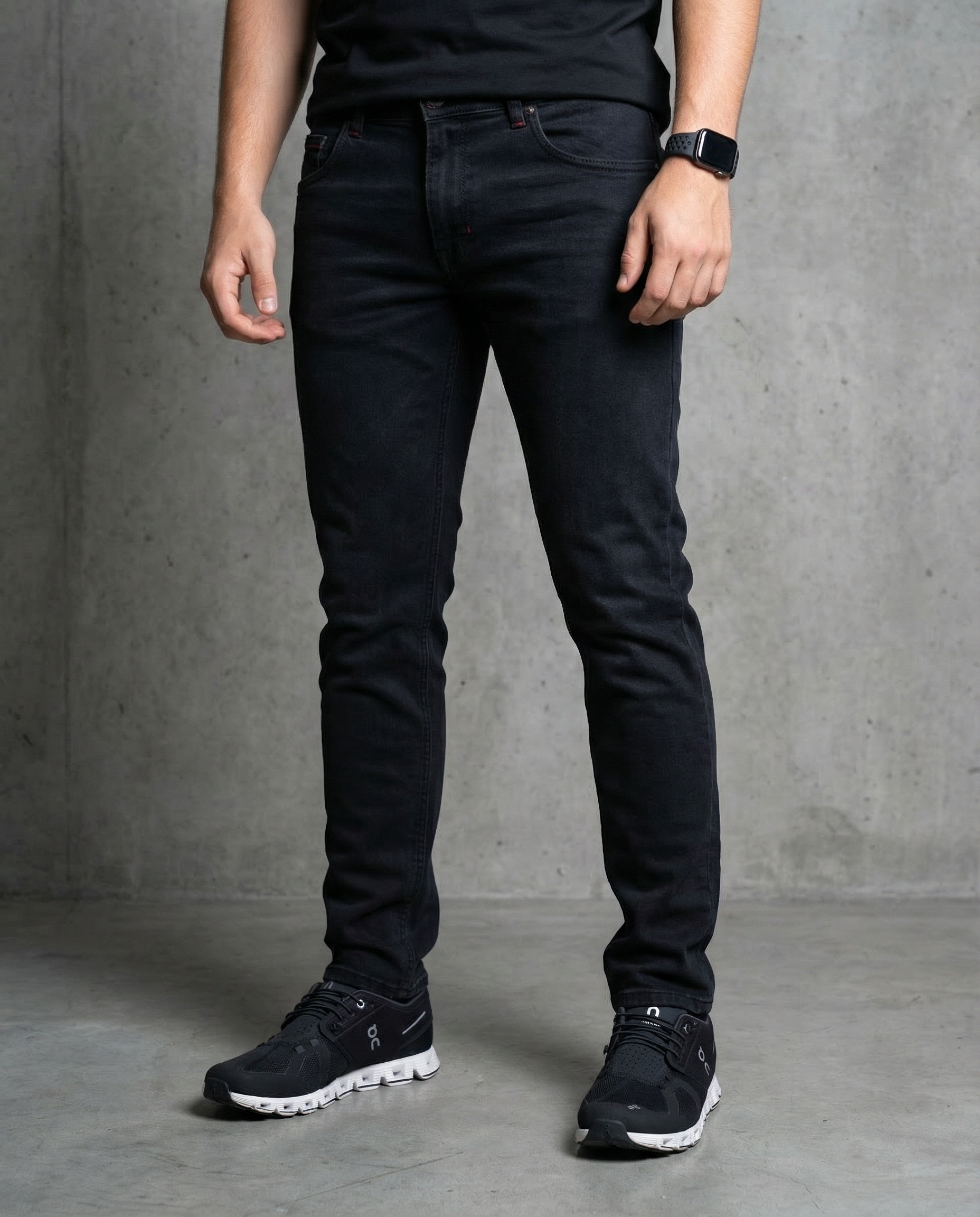 Muške farmerke crne 12588