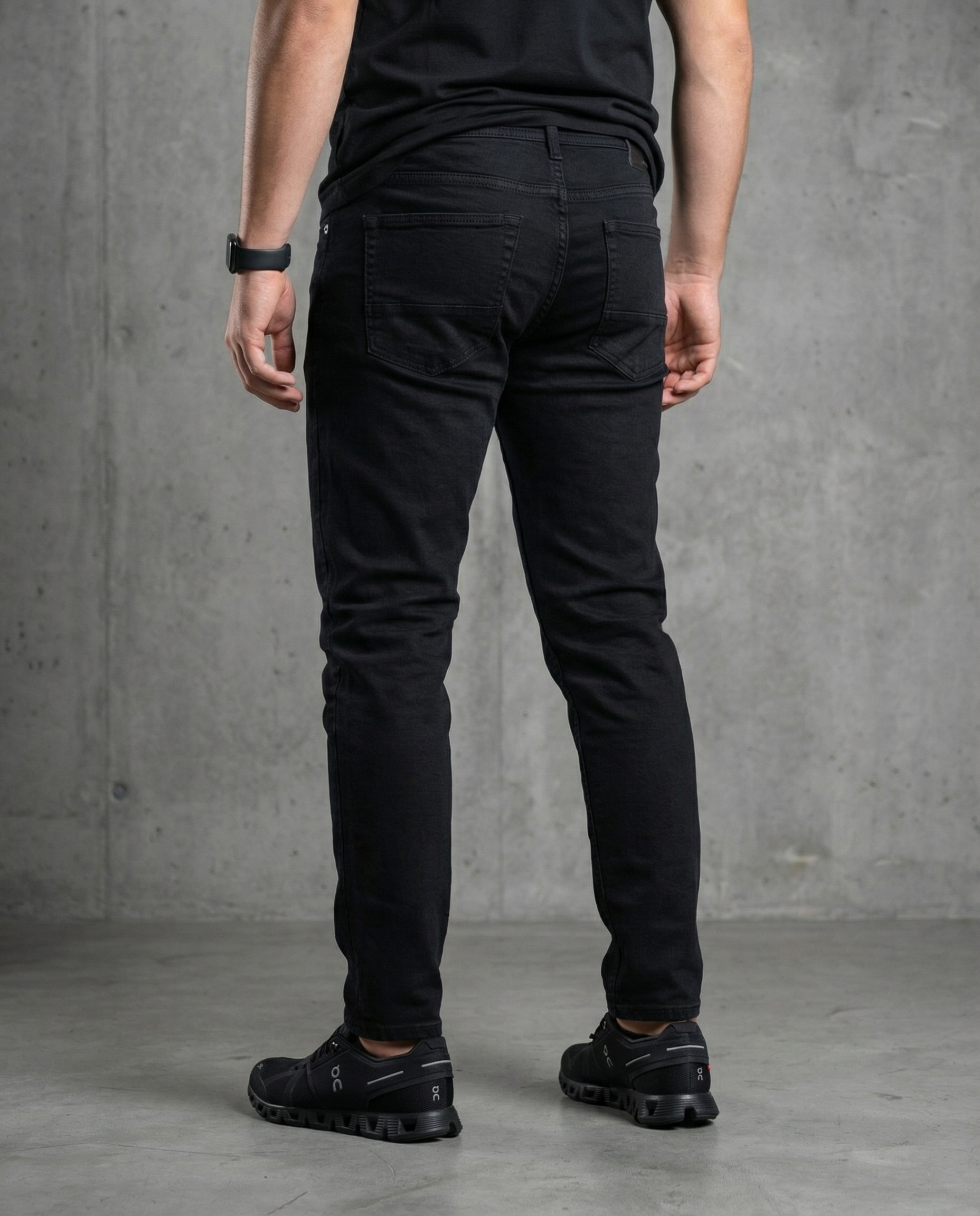 Muške farmerke crne 12617