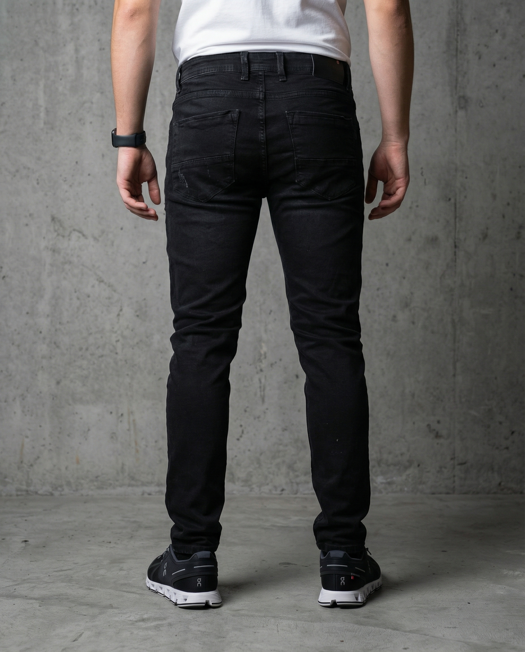 Muške farmerke crne 12569