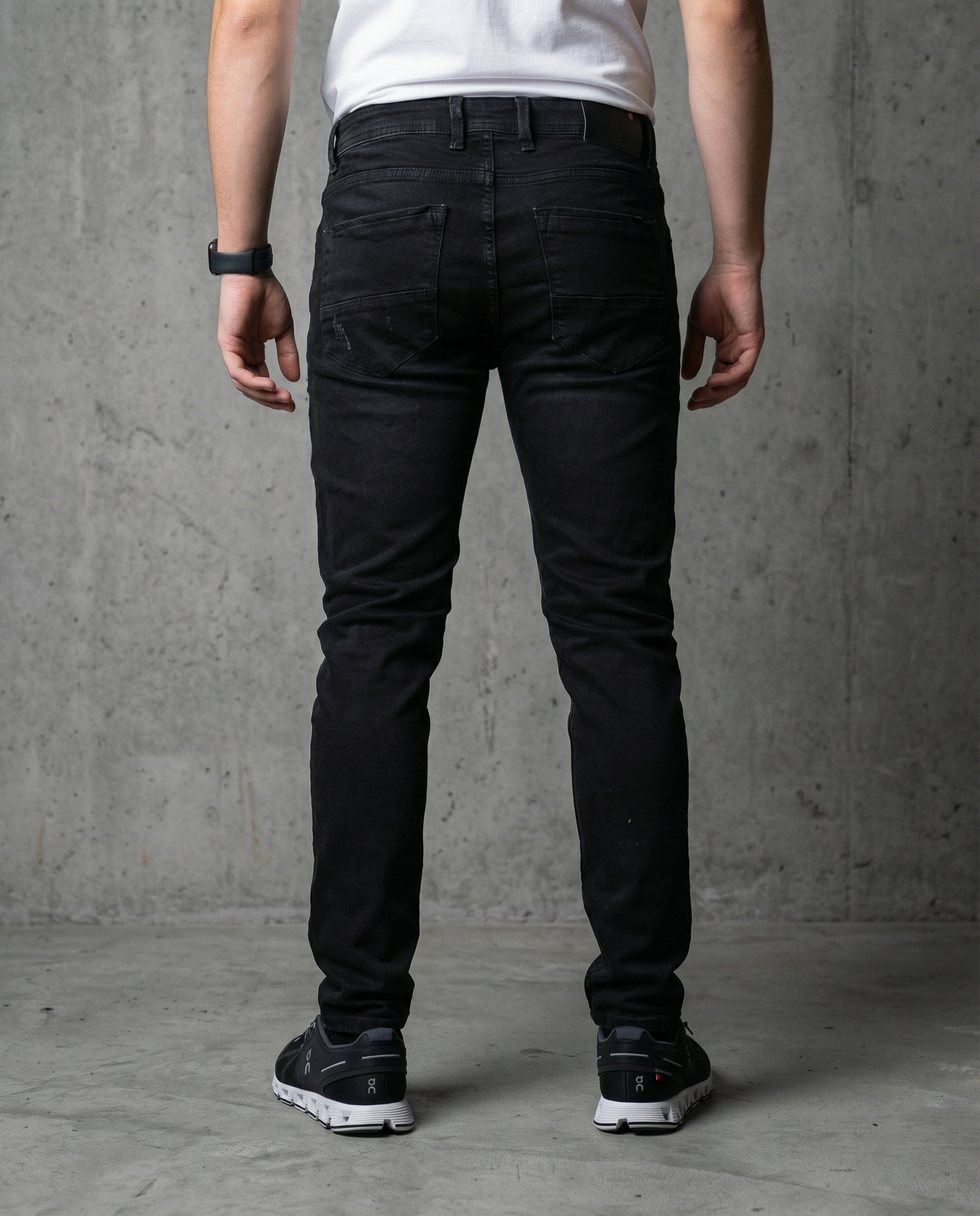 Muške farmerke crne 12569