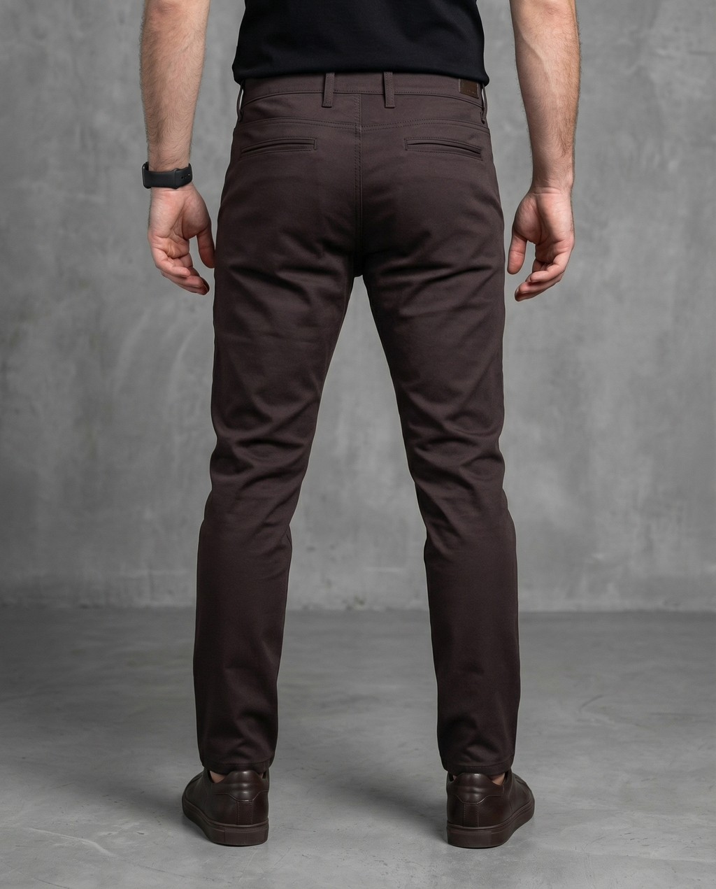 Muške chino pantalone braon 11645