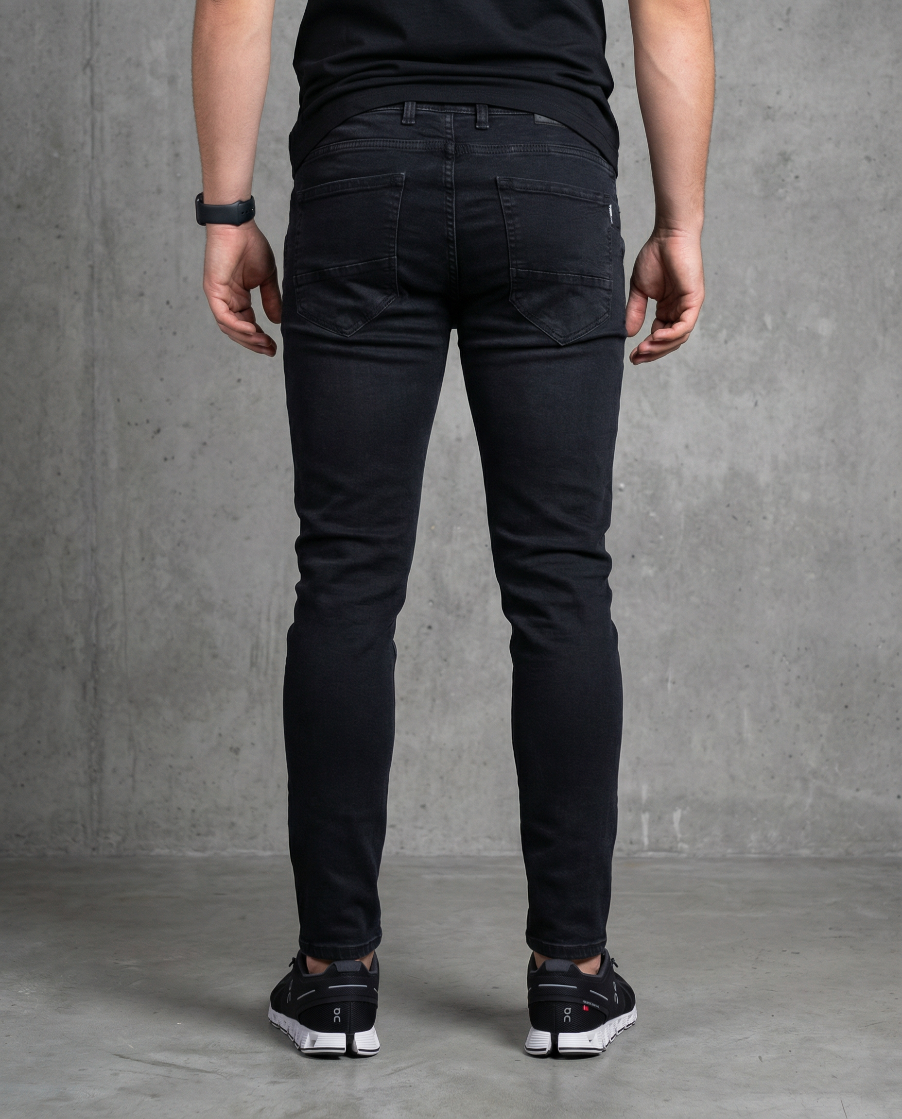 Muške farmerke crne 12593