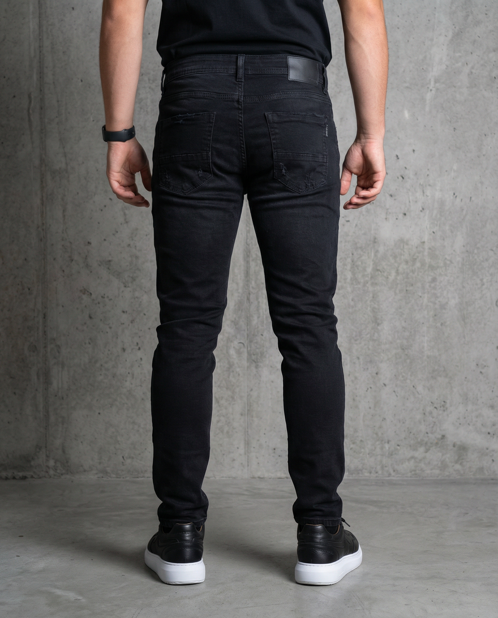 Muške farmerke crne 12569