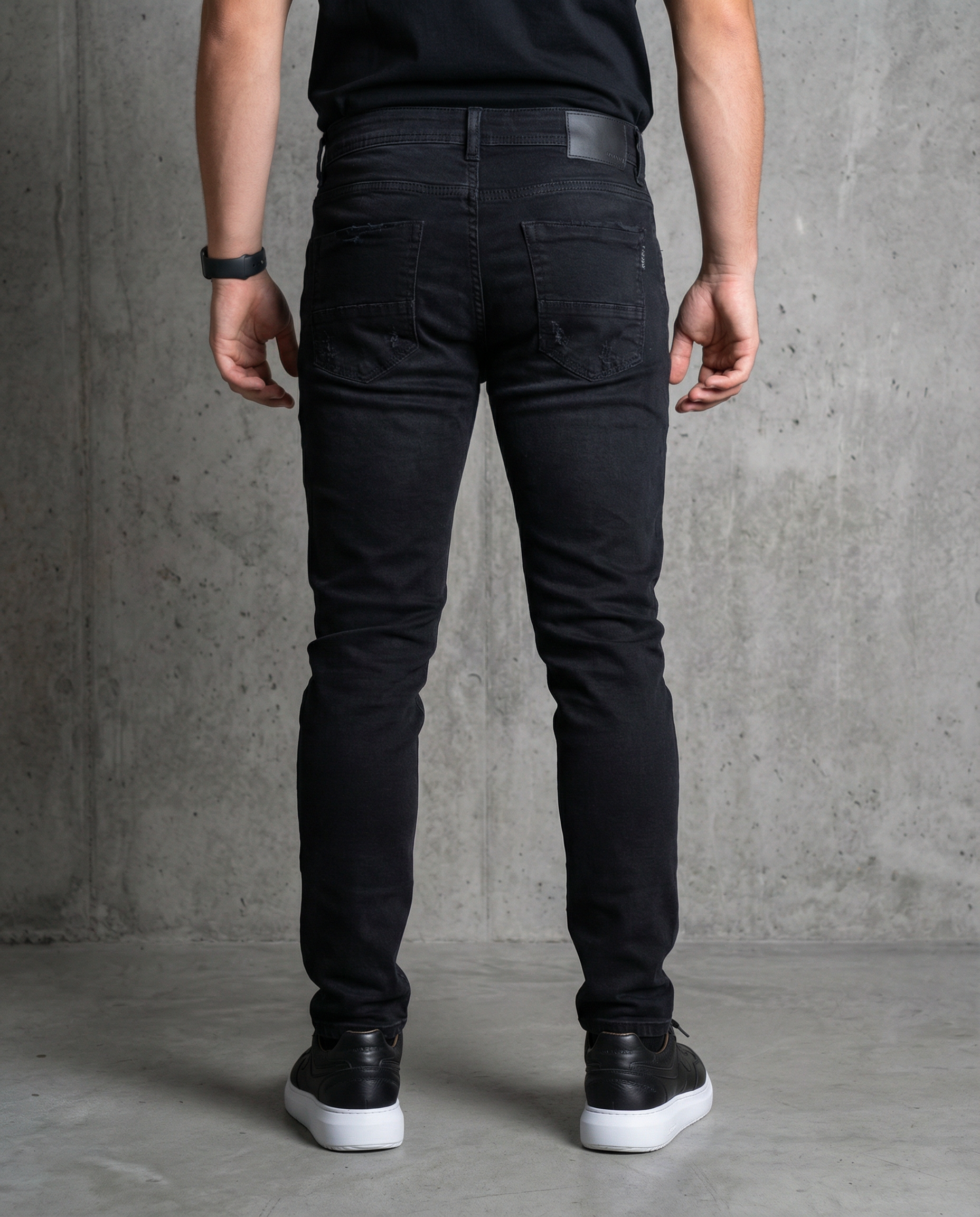 Muške farmerke crne 12569