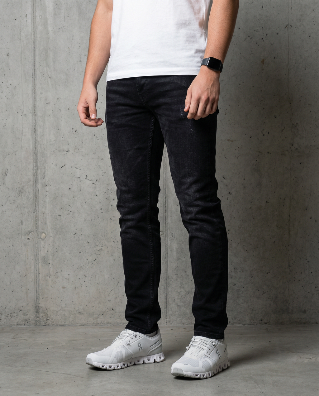 Muške farmerke crne 12569