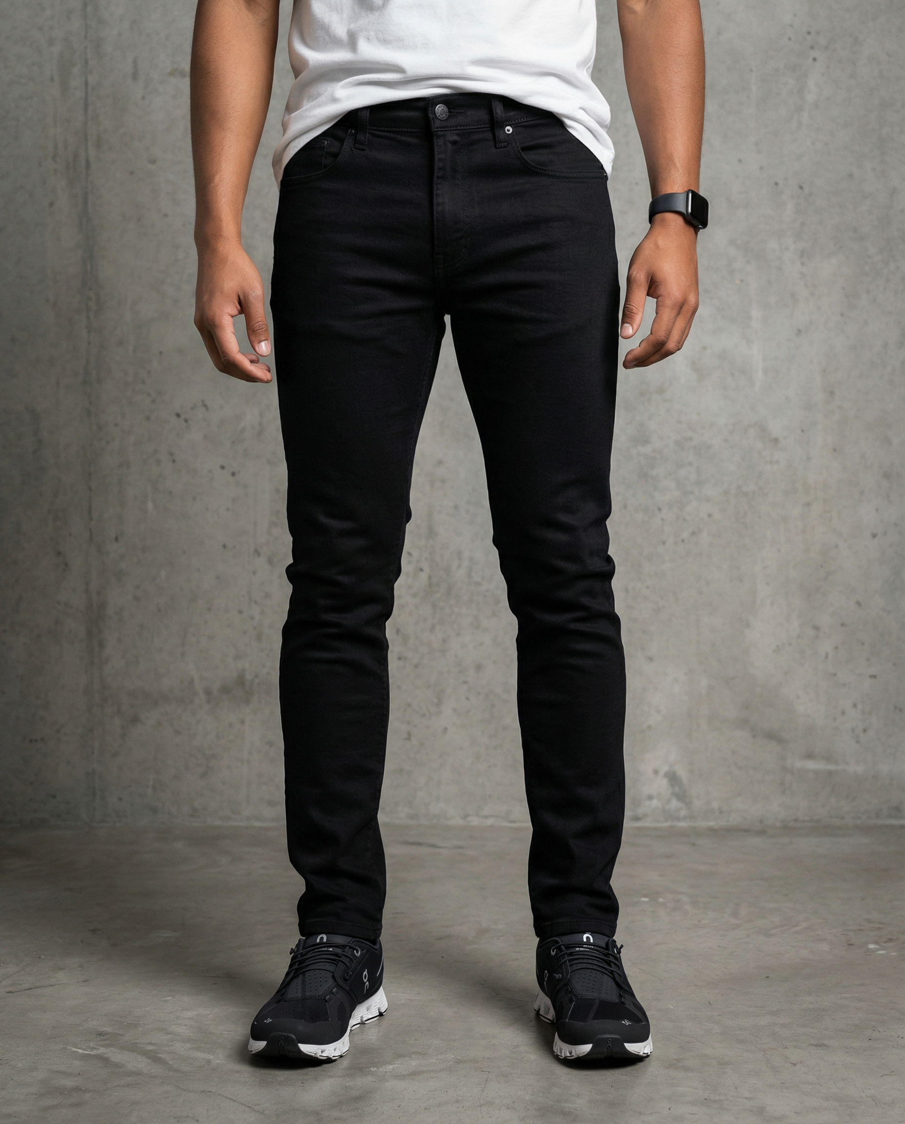 Muške farmerke crne 12627