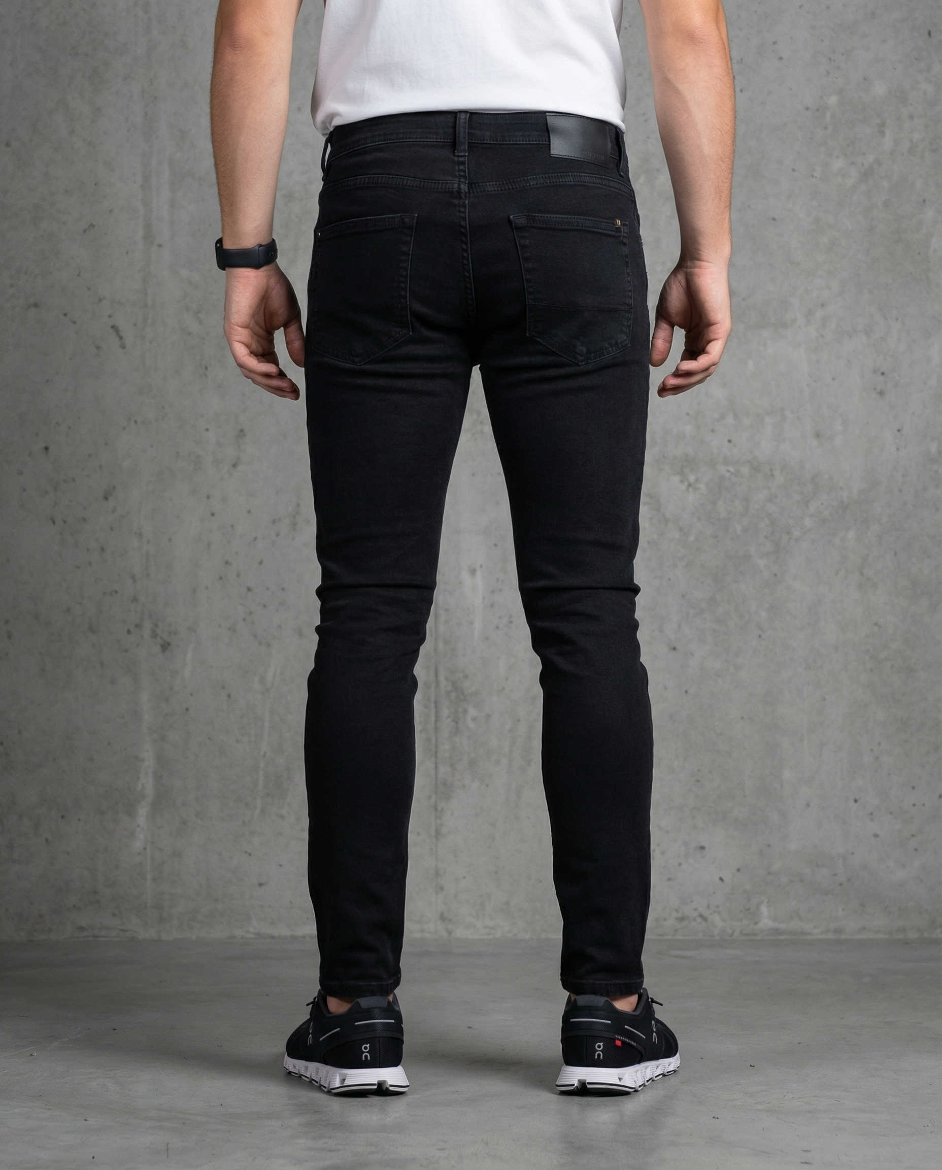 Muške farmerke crne 12571