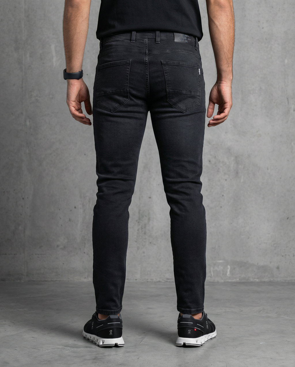 Muške farmerke crne 12593