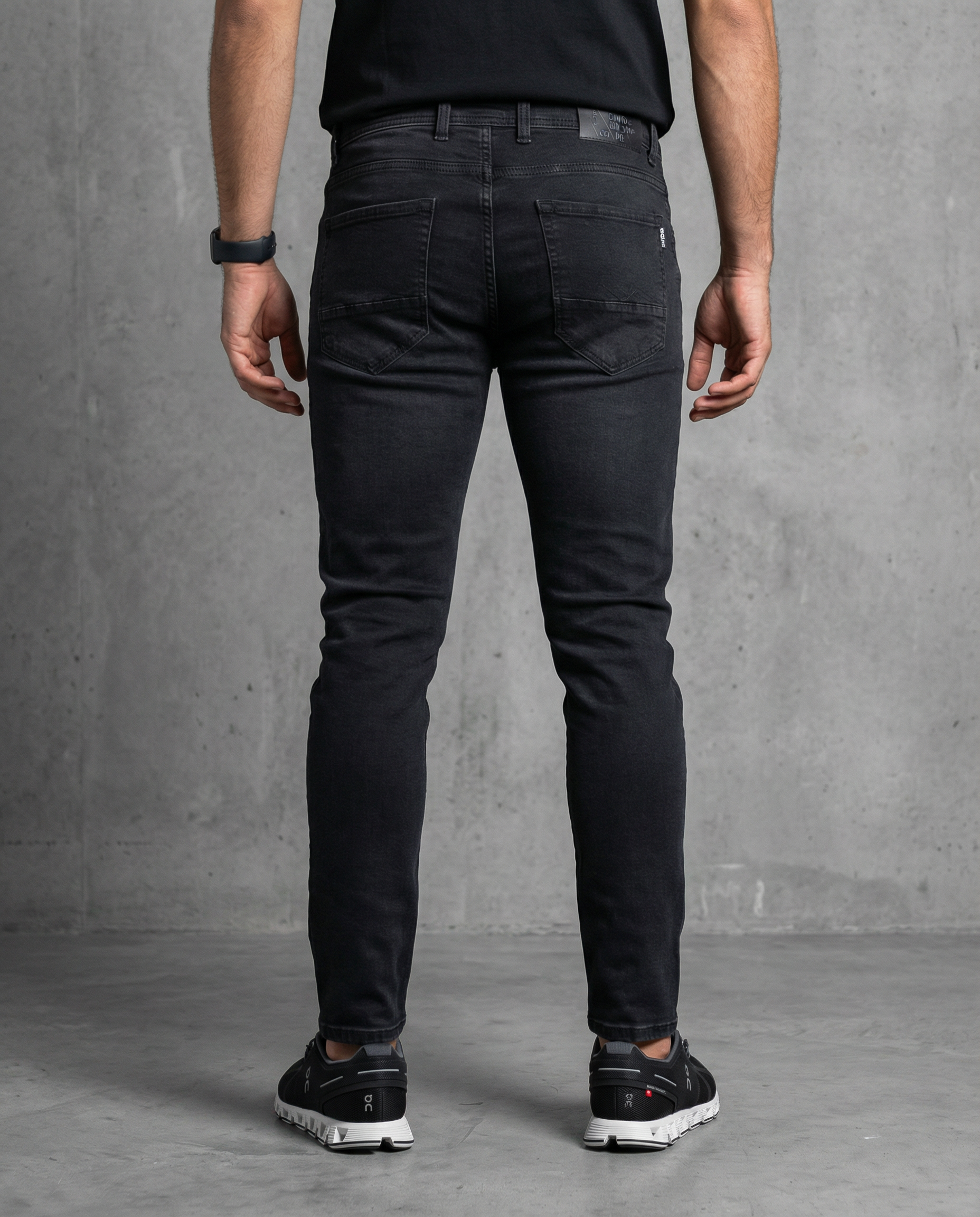 Muške farmerke crne 12593