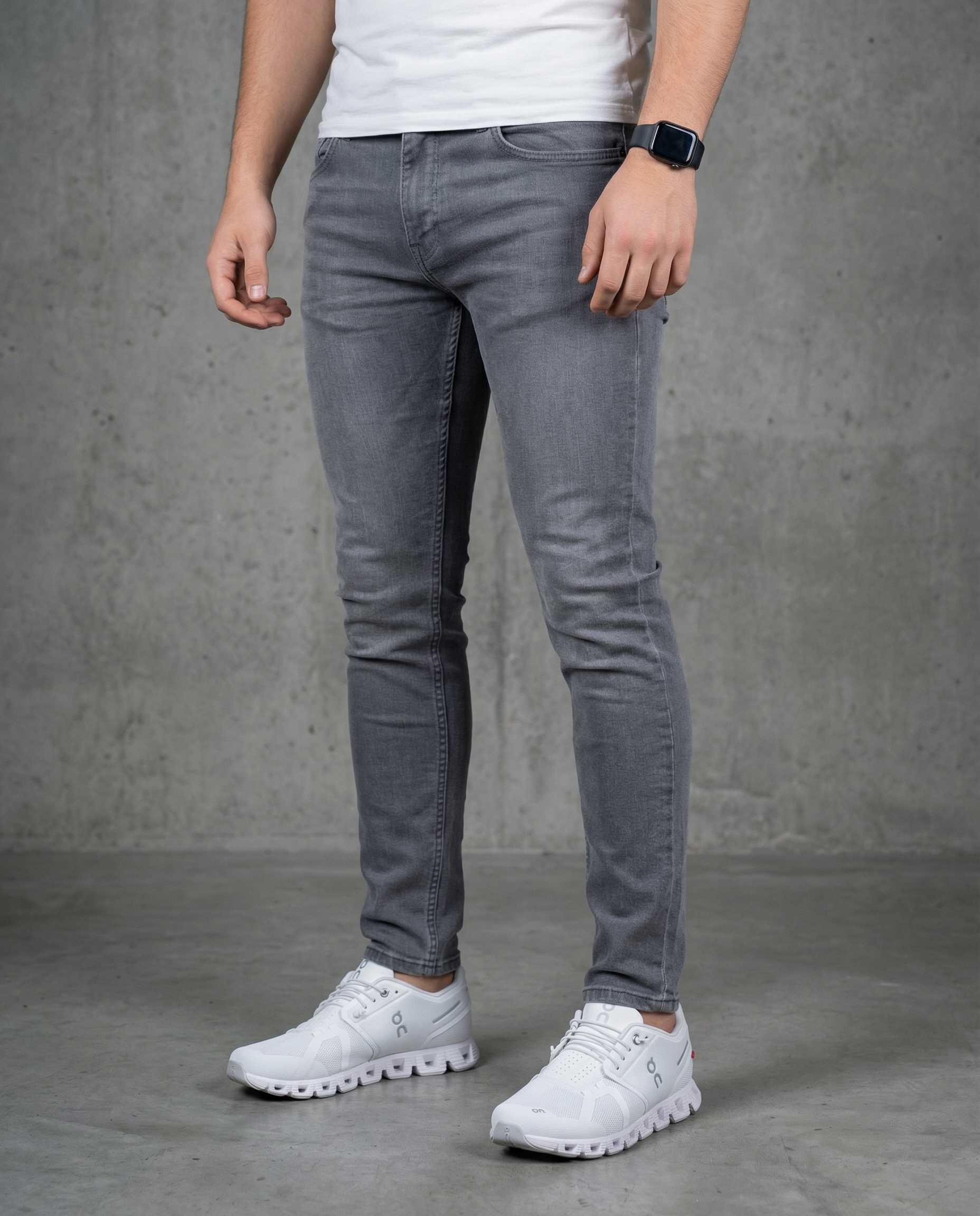 Muške farmerke sive 12629