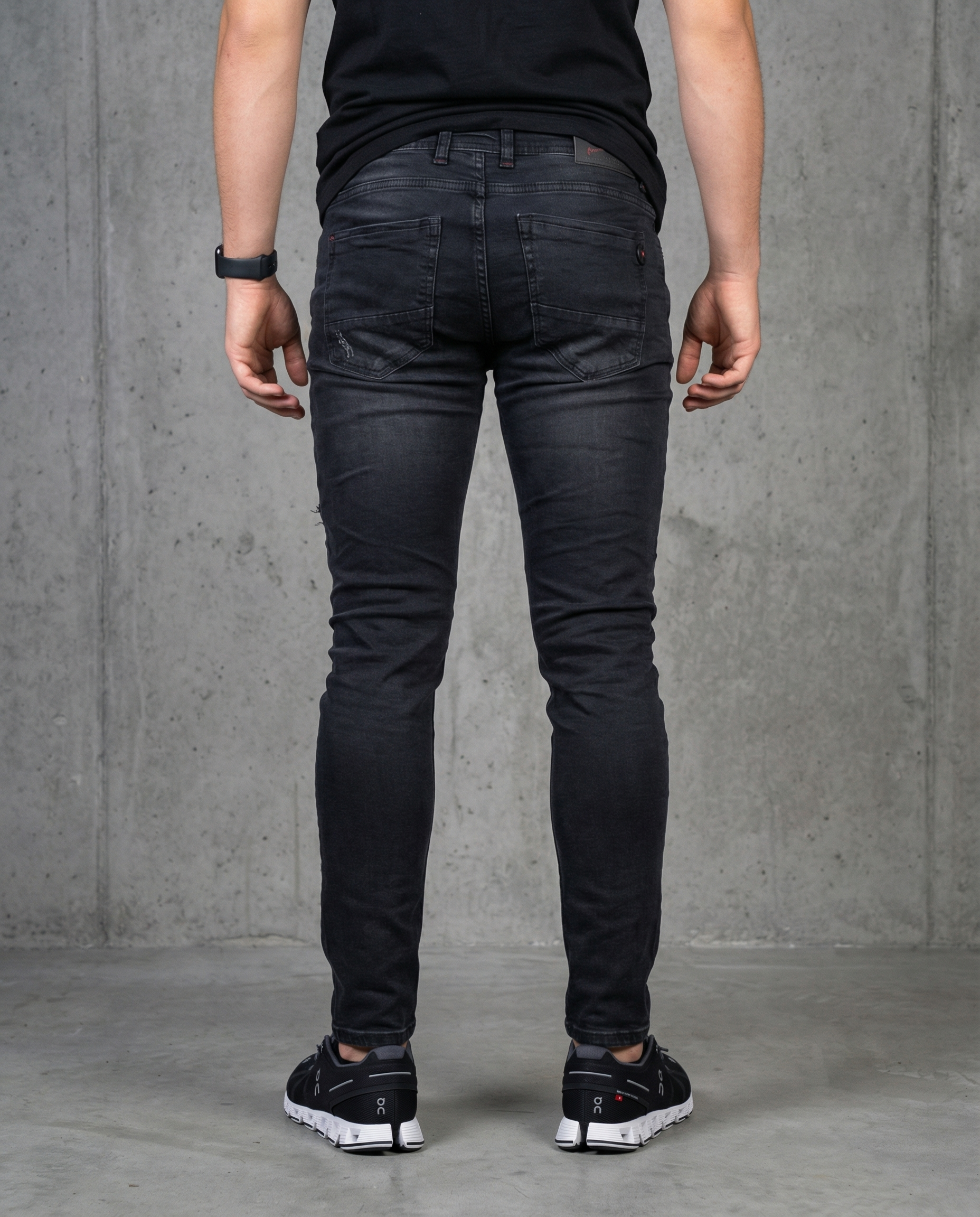 Muške farmerke crne 12604