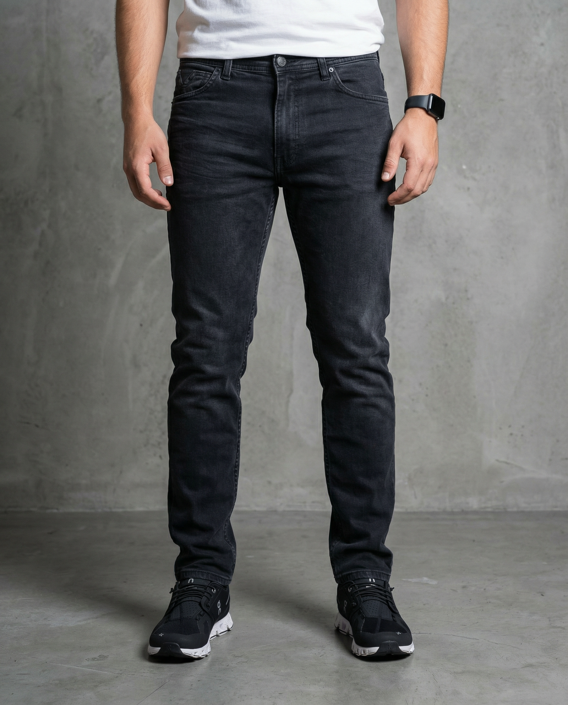 Muške farmerke crne 12579