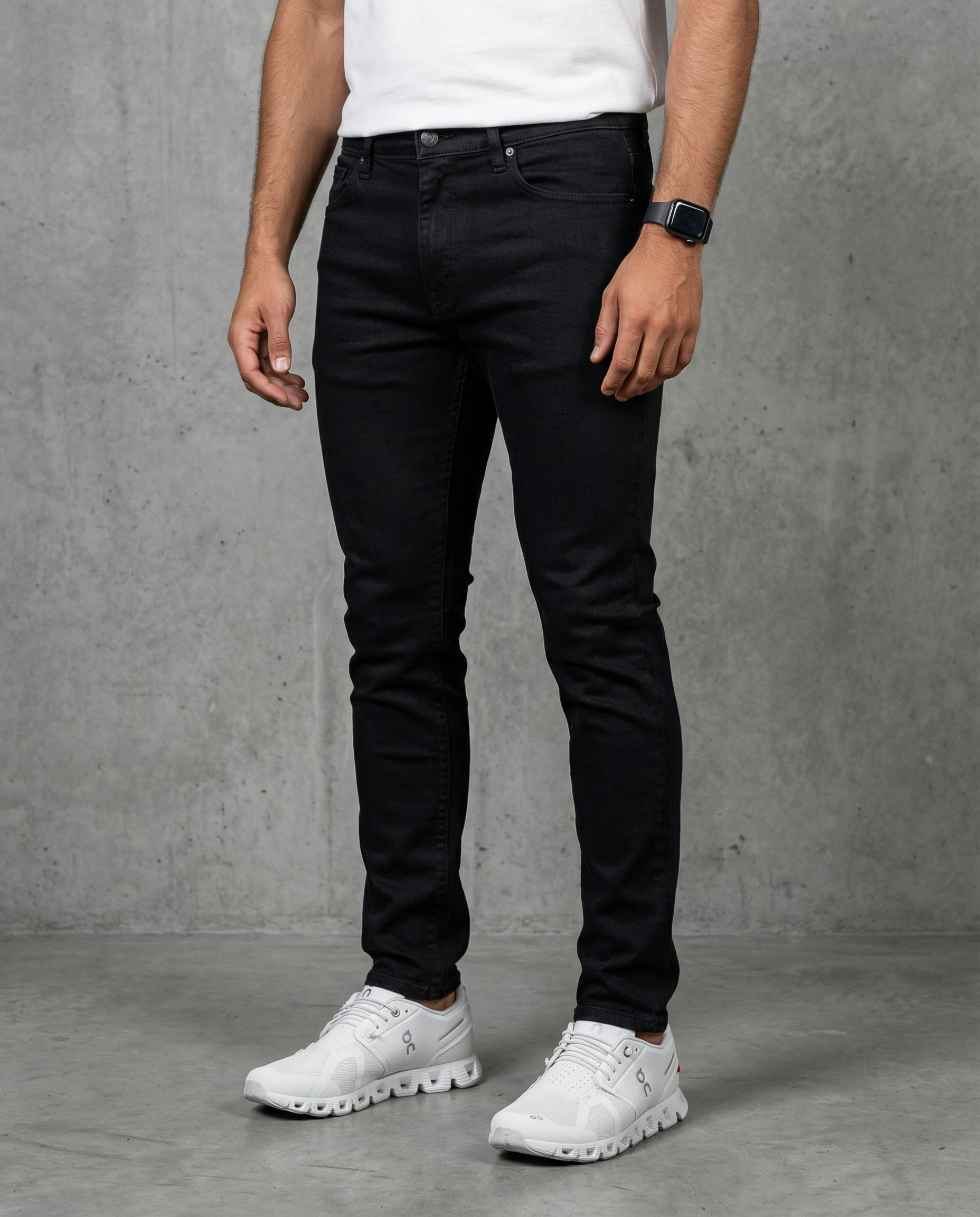 Muške farmerke crne 12627