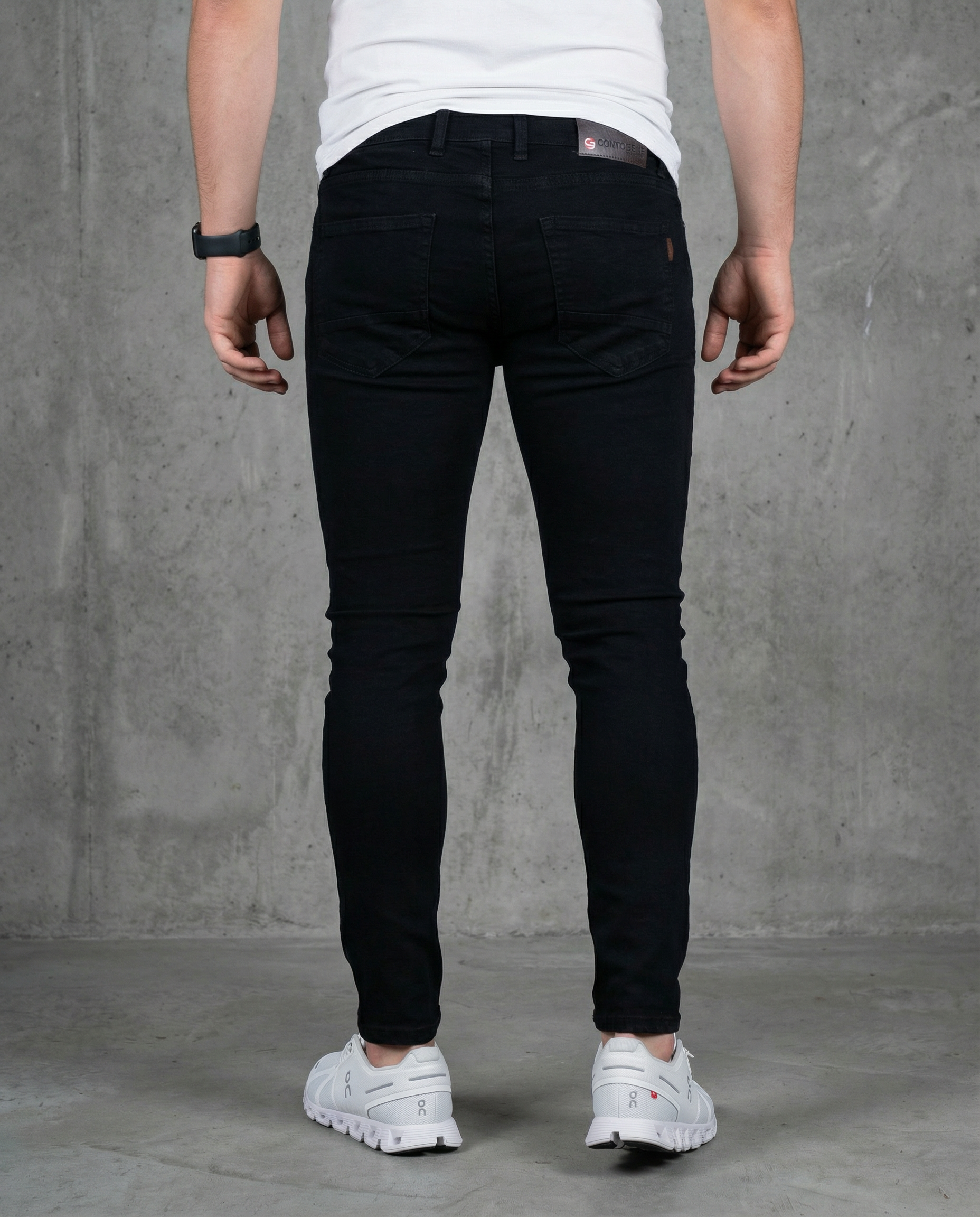 Muške farmerke crne 12627