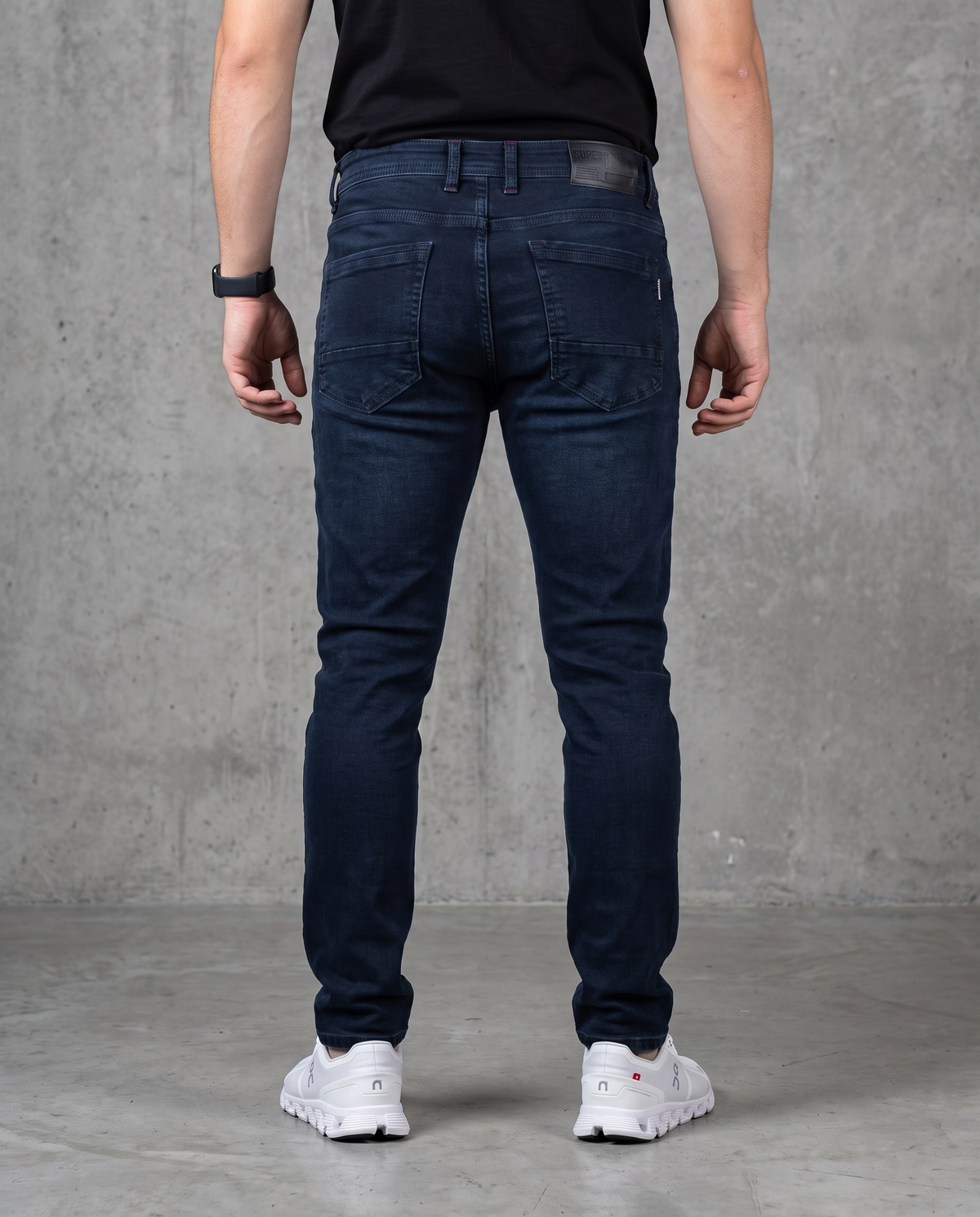 Muške farmerke tamni denim J12712