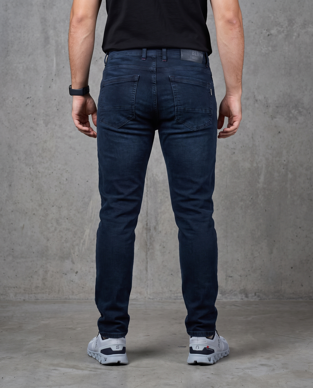 Muške farmerke tamni denim J12712