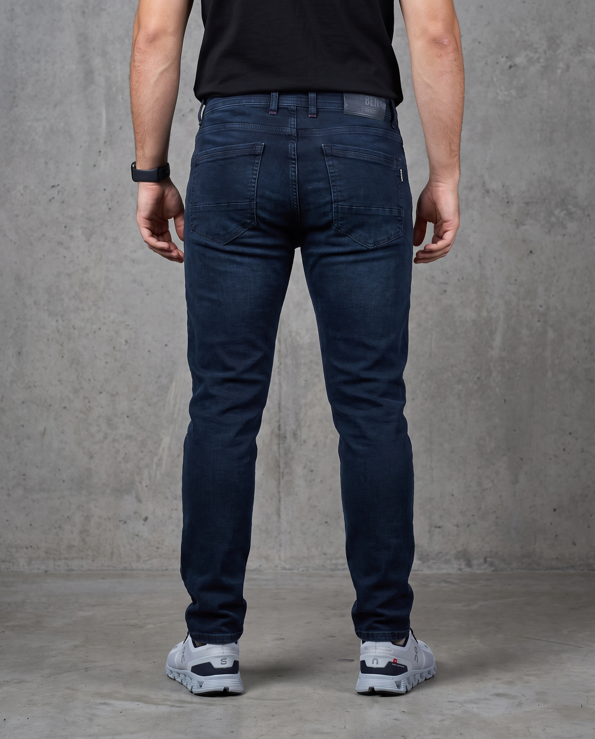 Muške farmerke tamni denim J12712