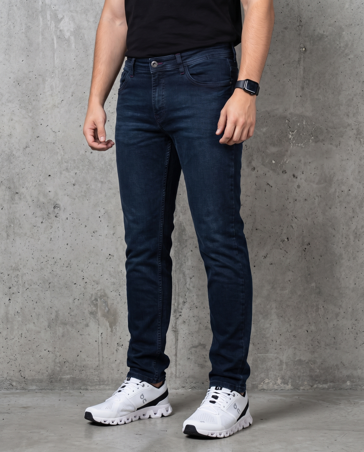 Muške farmerke tamni denim J12712