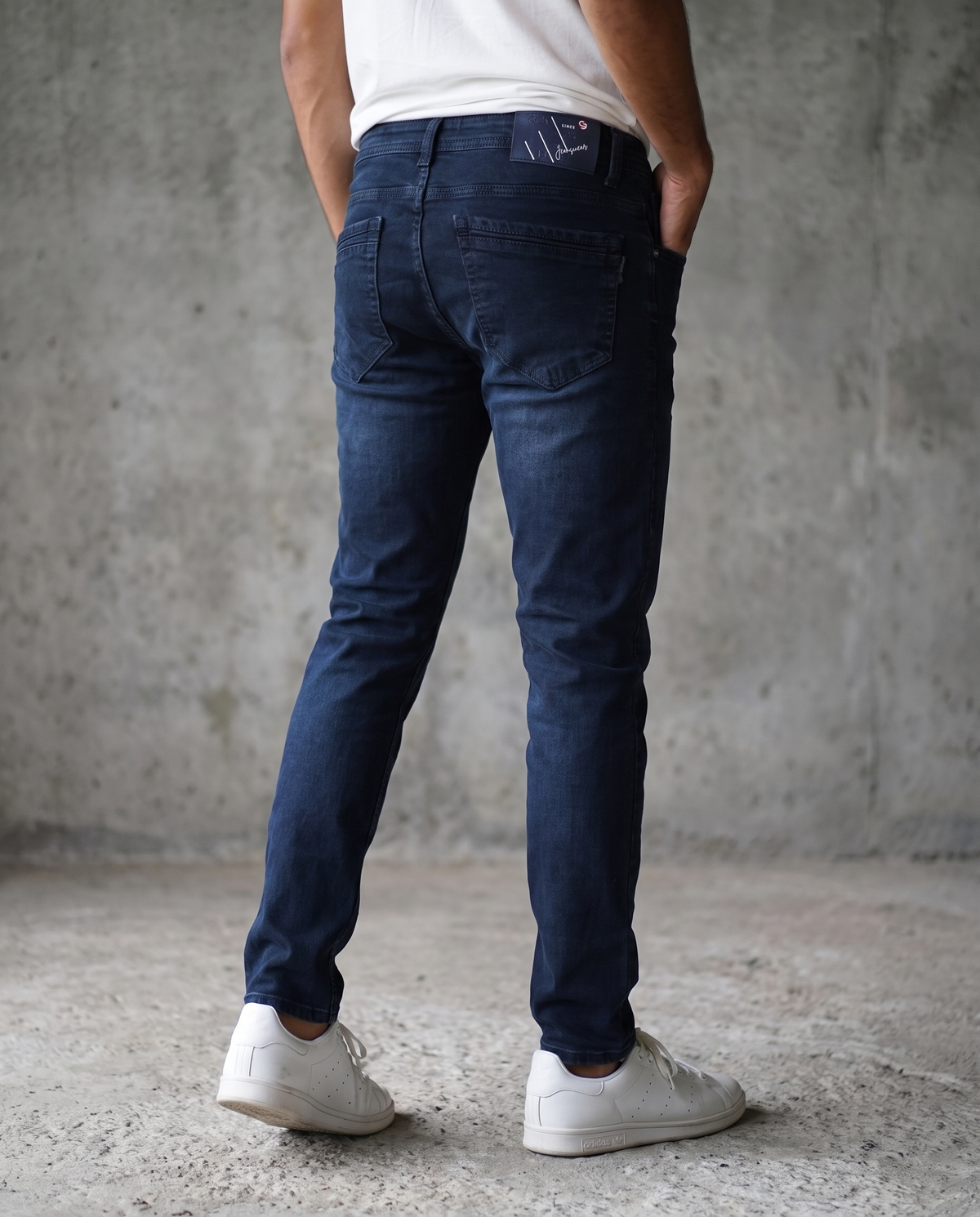 Muške farmerke tamni denim J12714