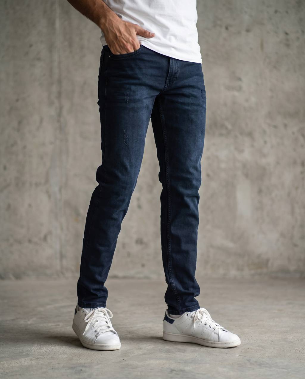 Muške farmerke tamni denim J12714