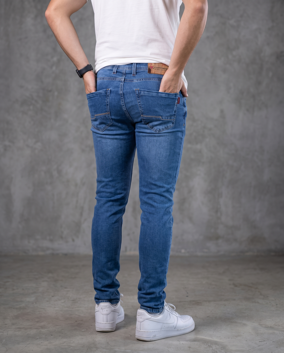 Muške farmerke svetli denim J12716
