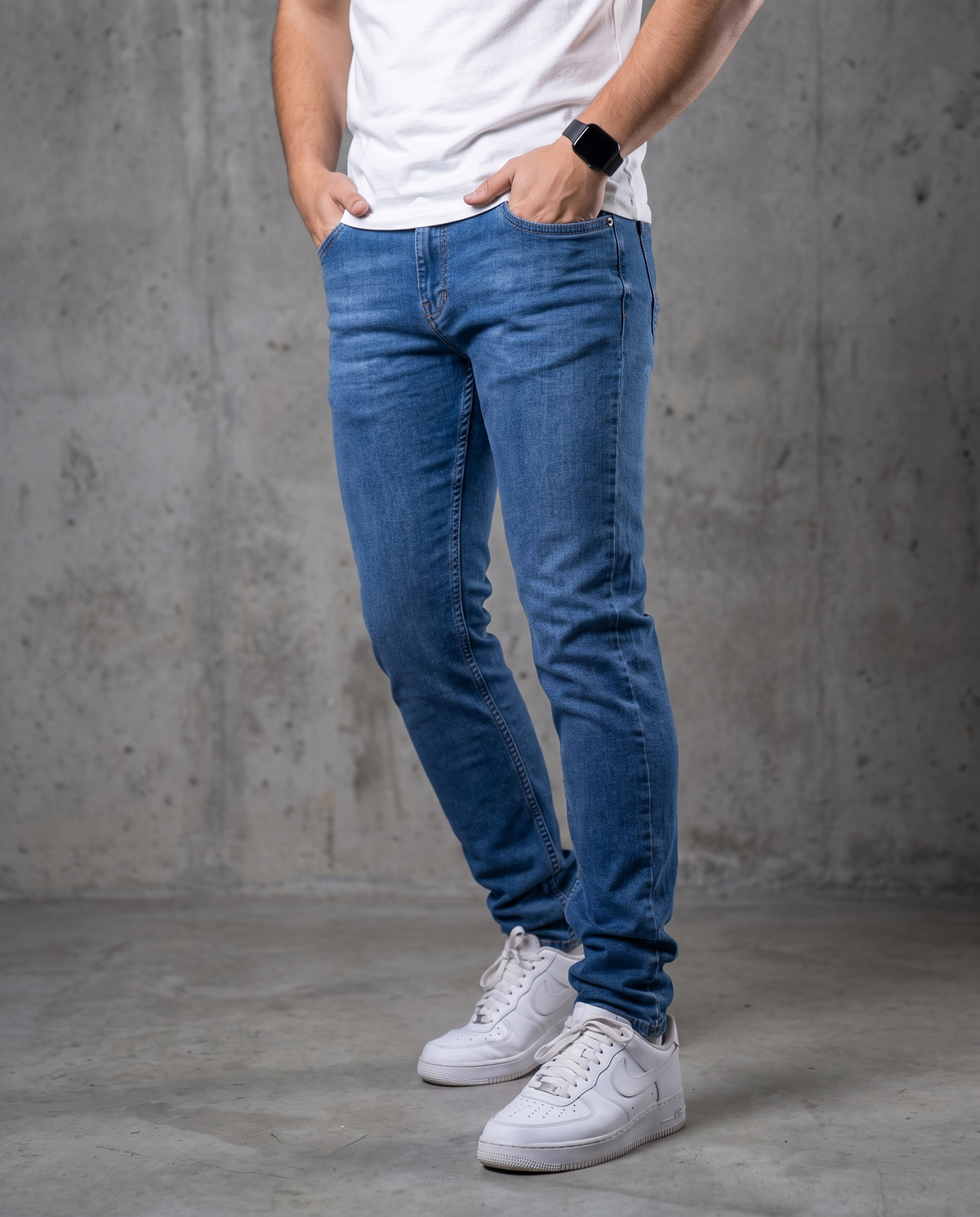 Muške farmerke svetli denim J12716