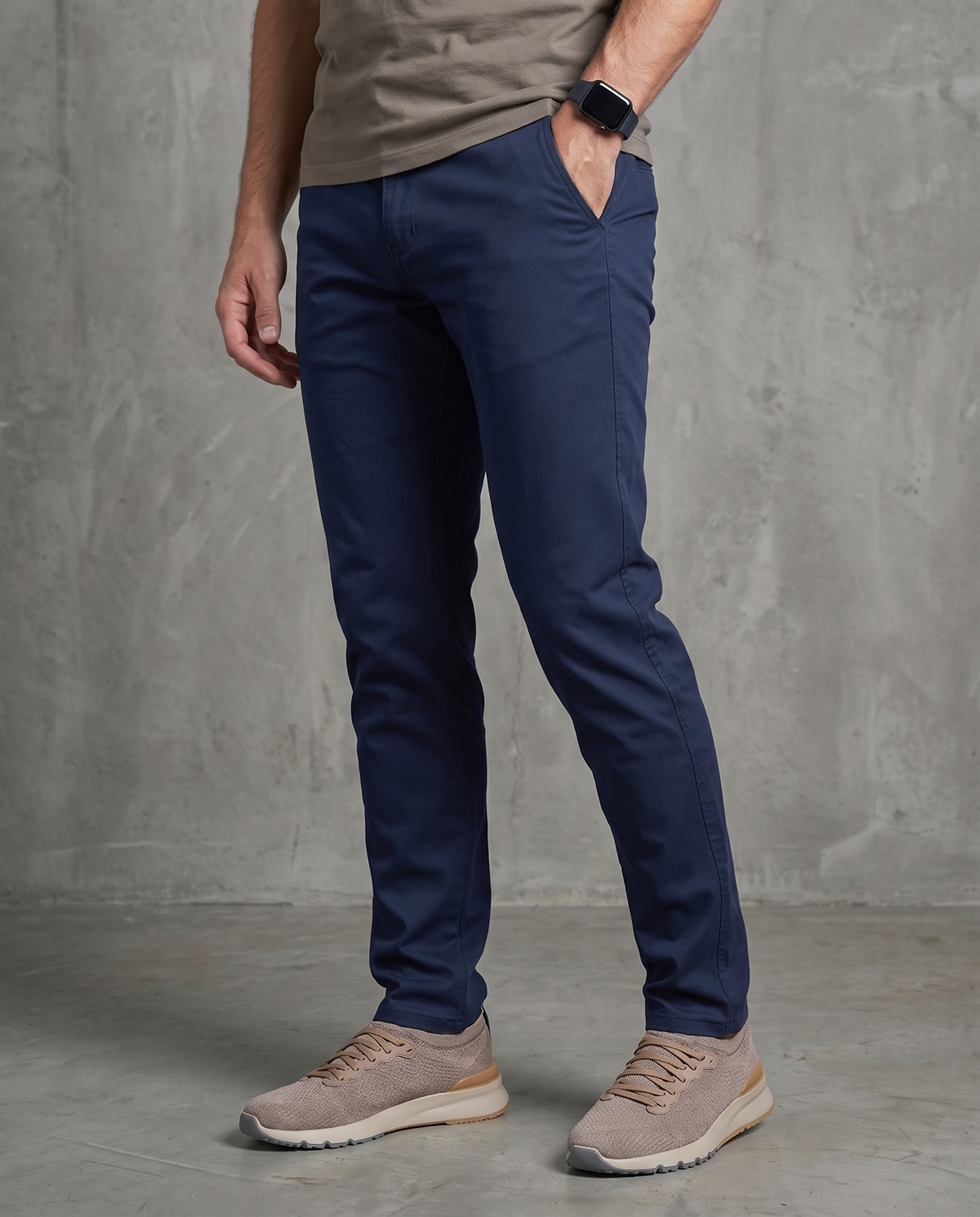 Muške chino pantalone rosa C11640