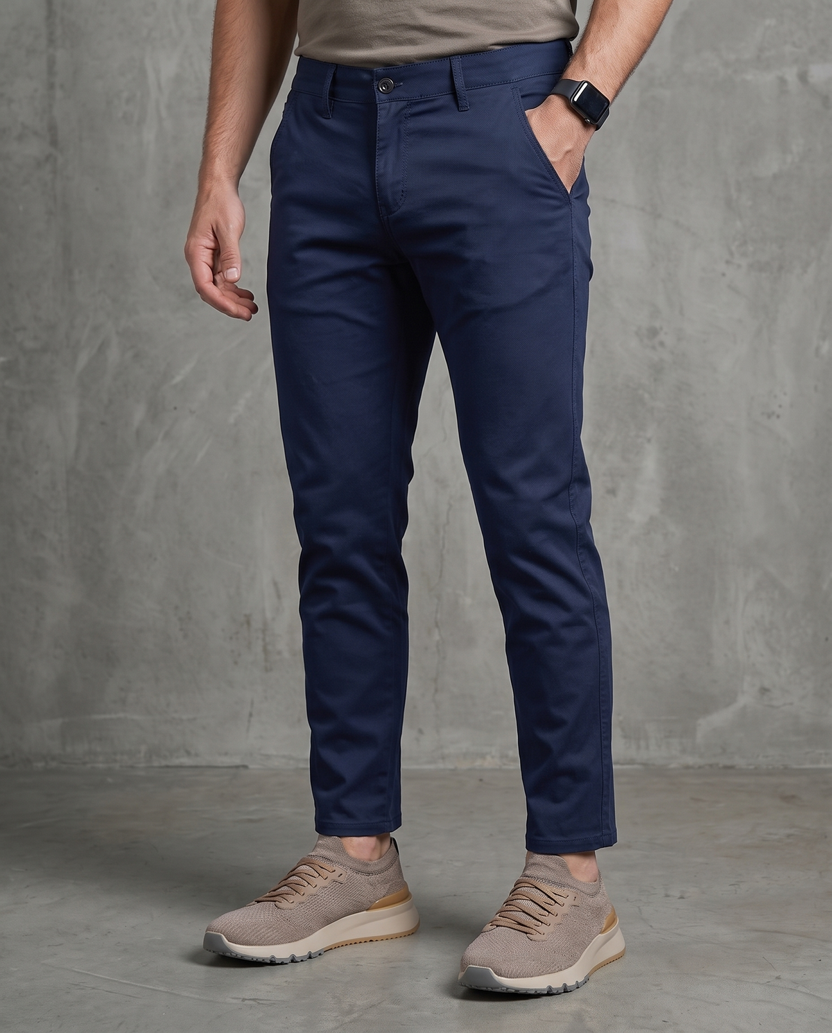 Muške chino pantalone rosa C11640