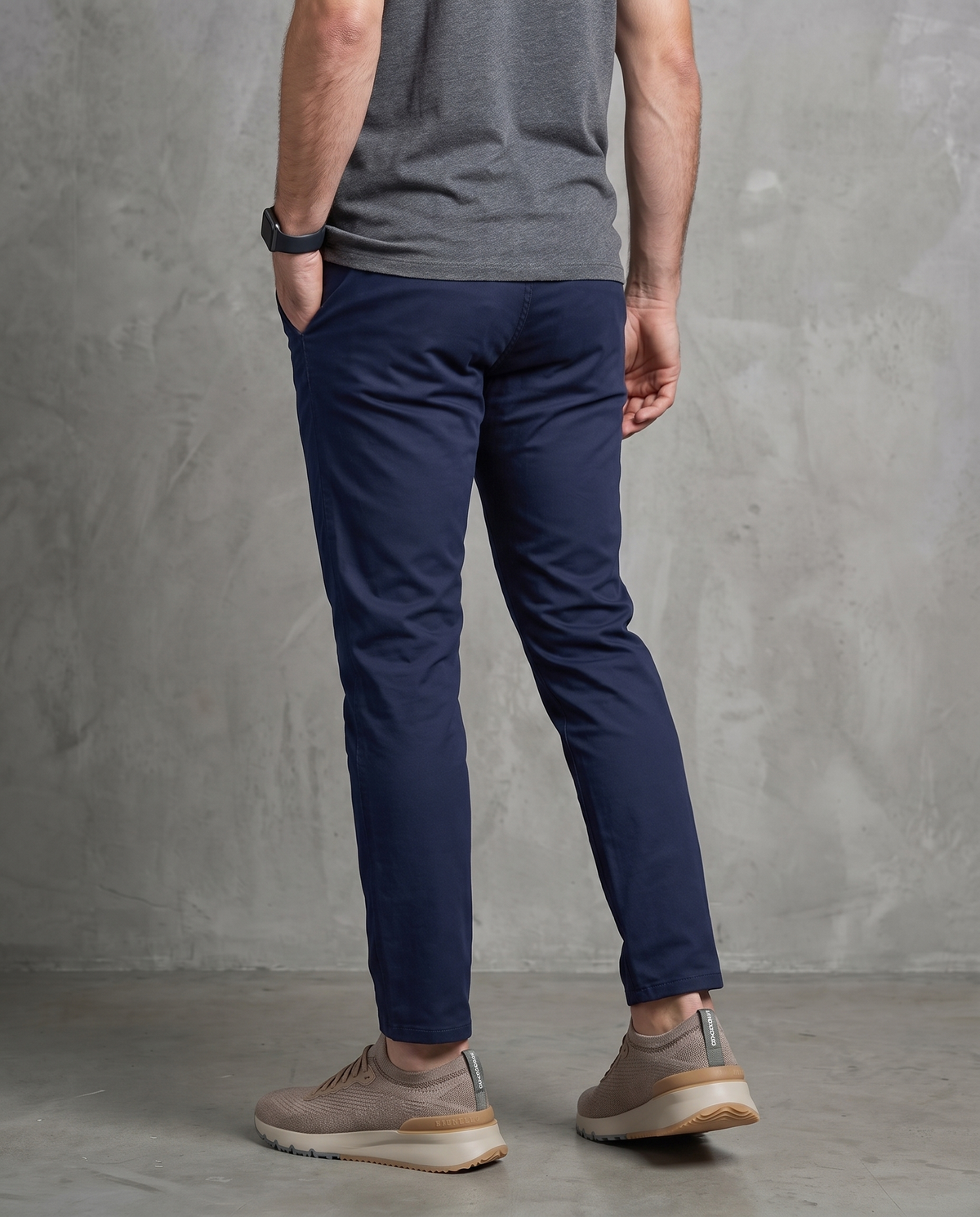 Muške chino pantalone rosa C11640