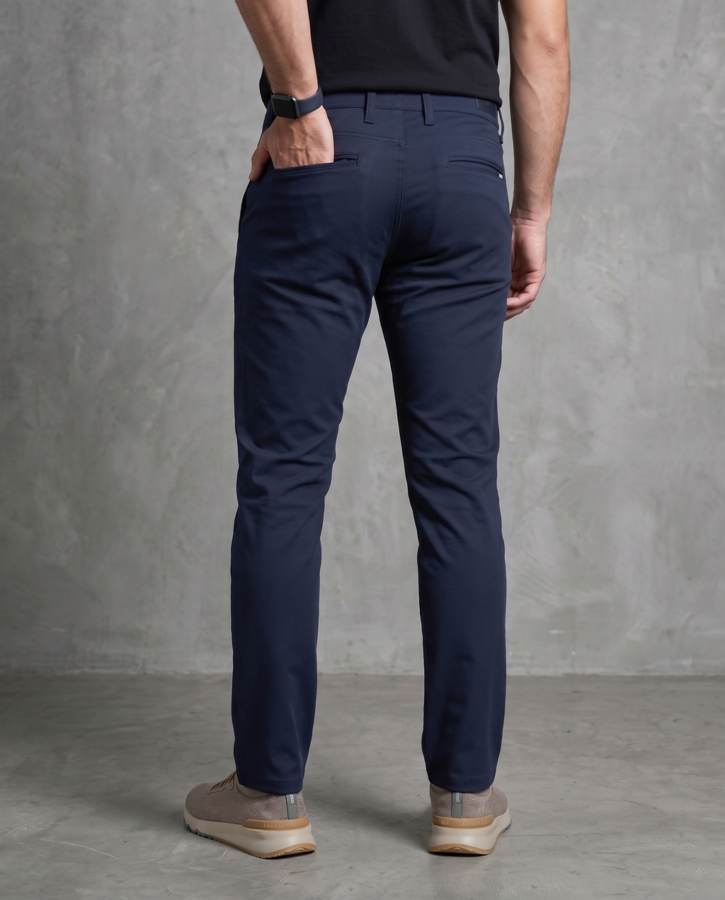 Muške chino pantalone teget C11637